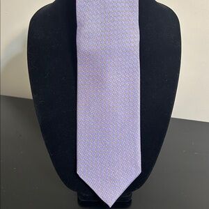 Peter Blair 100% Silk Bluish Purple, Pink & Green Chain Link Patterned Men's Tie